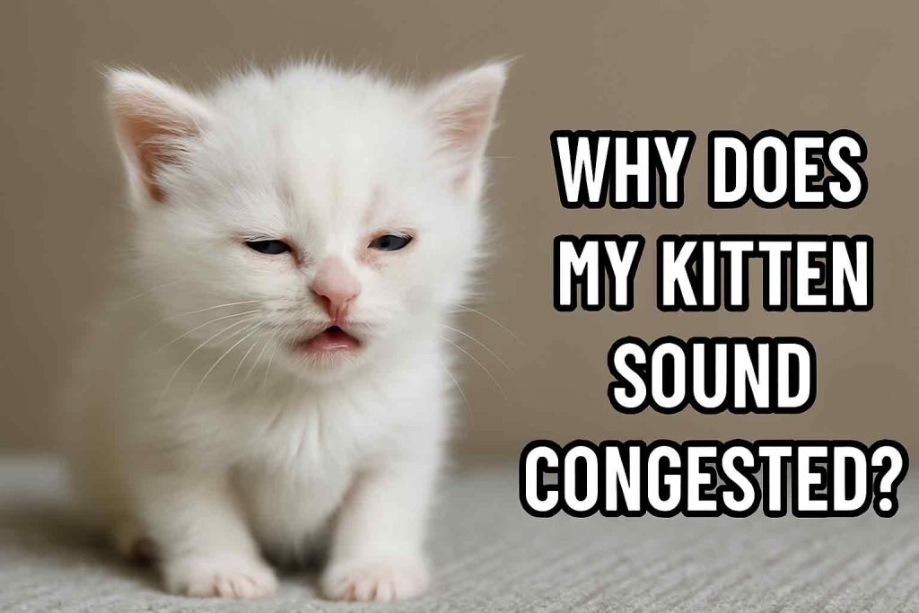 kitten sound congested