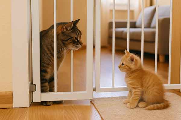 integrate a kitten with a cat